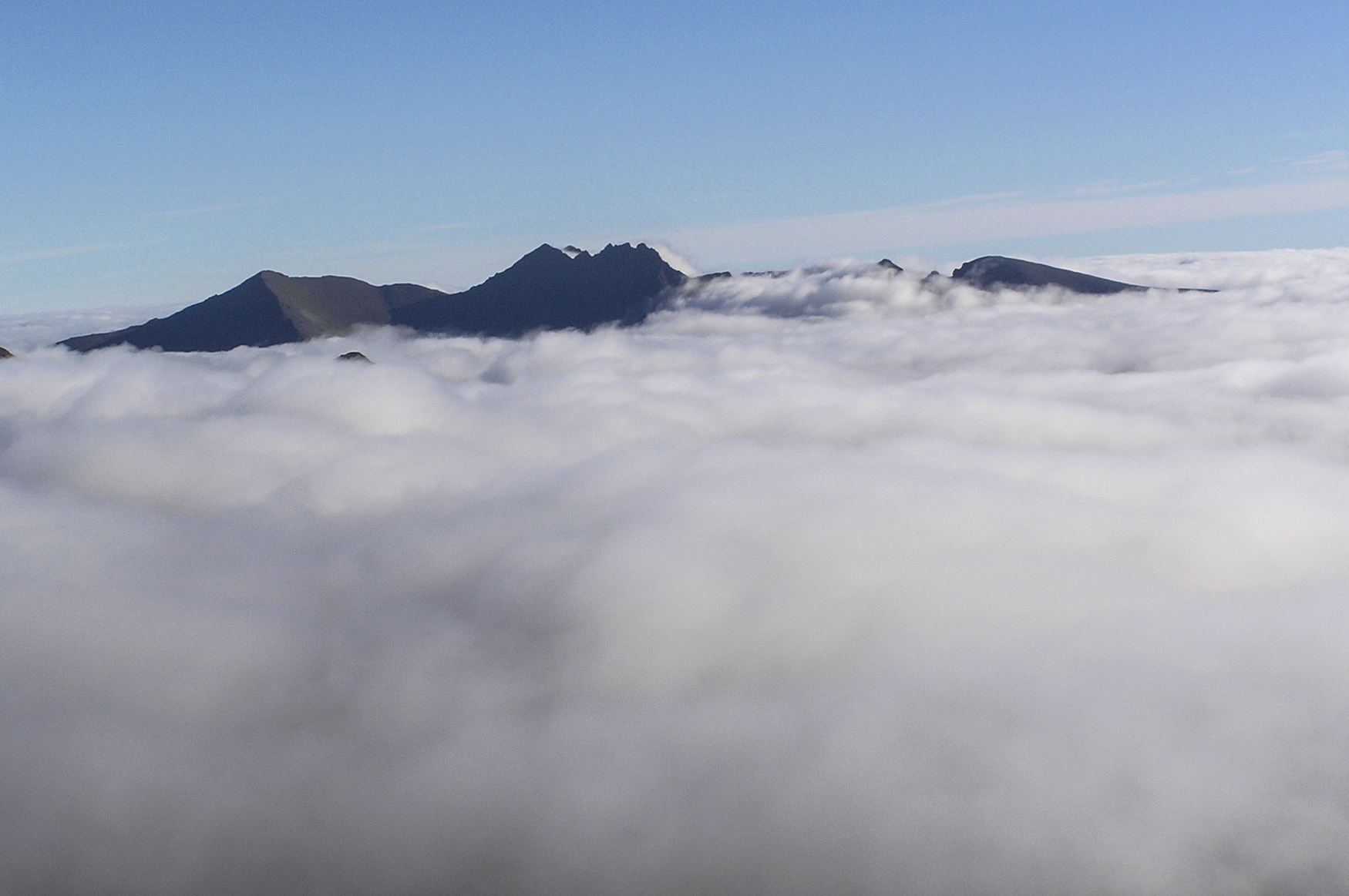 Early morning inversion over An Teallach