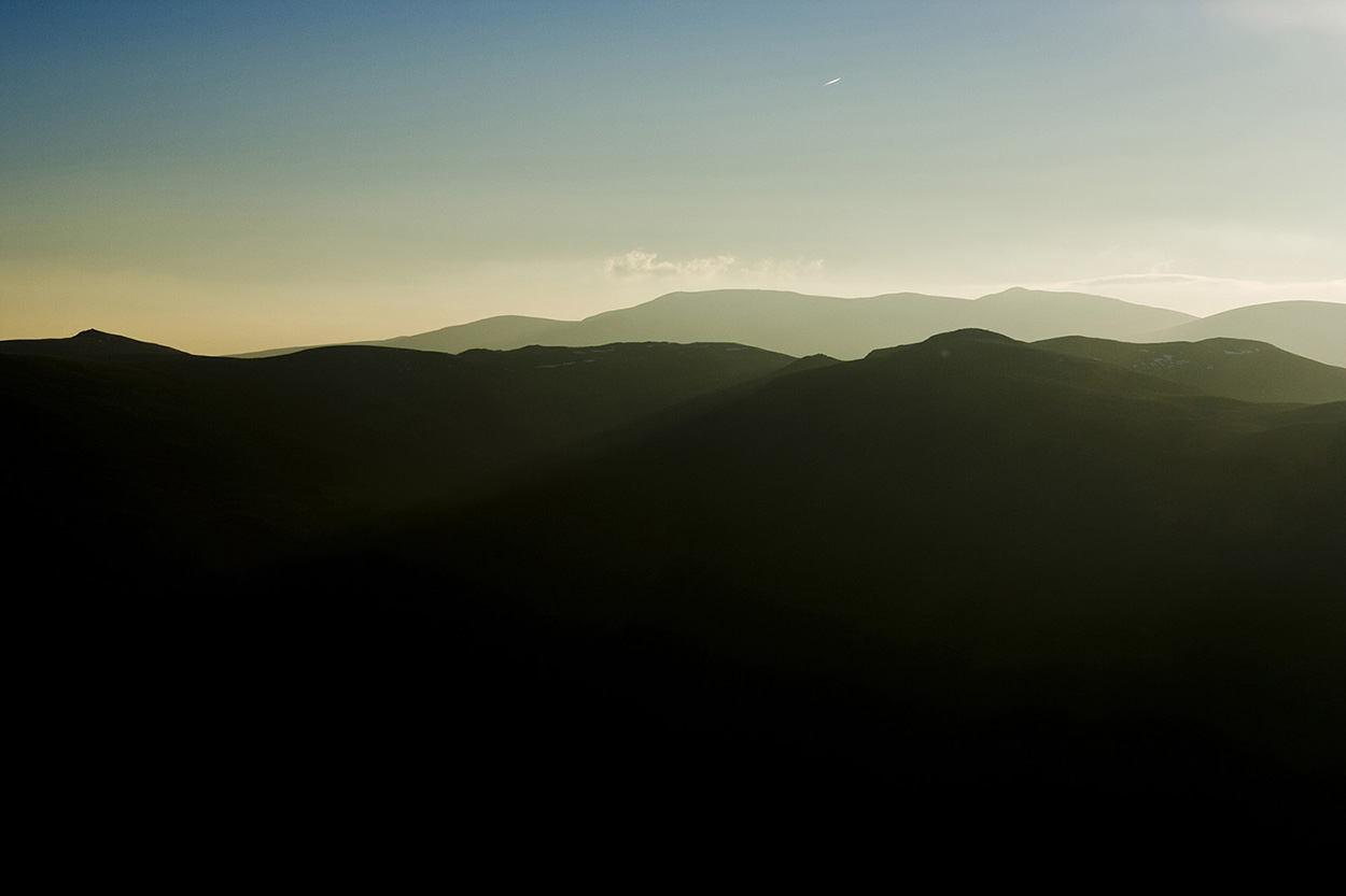 Morning Light on the Strathconon hills