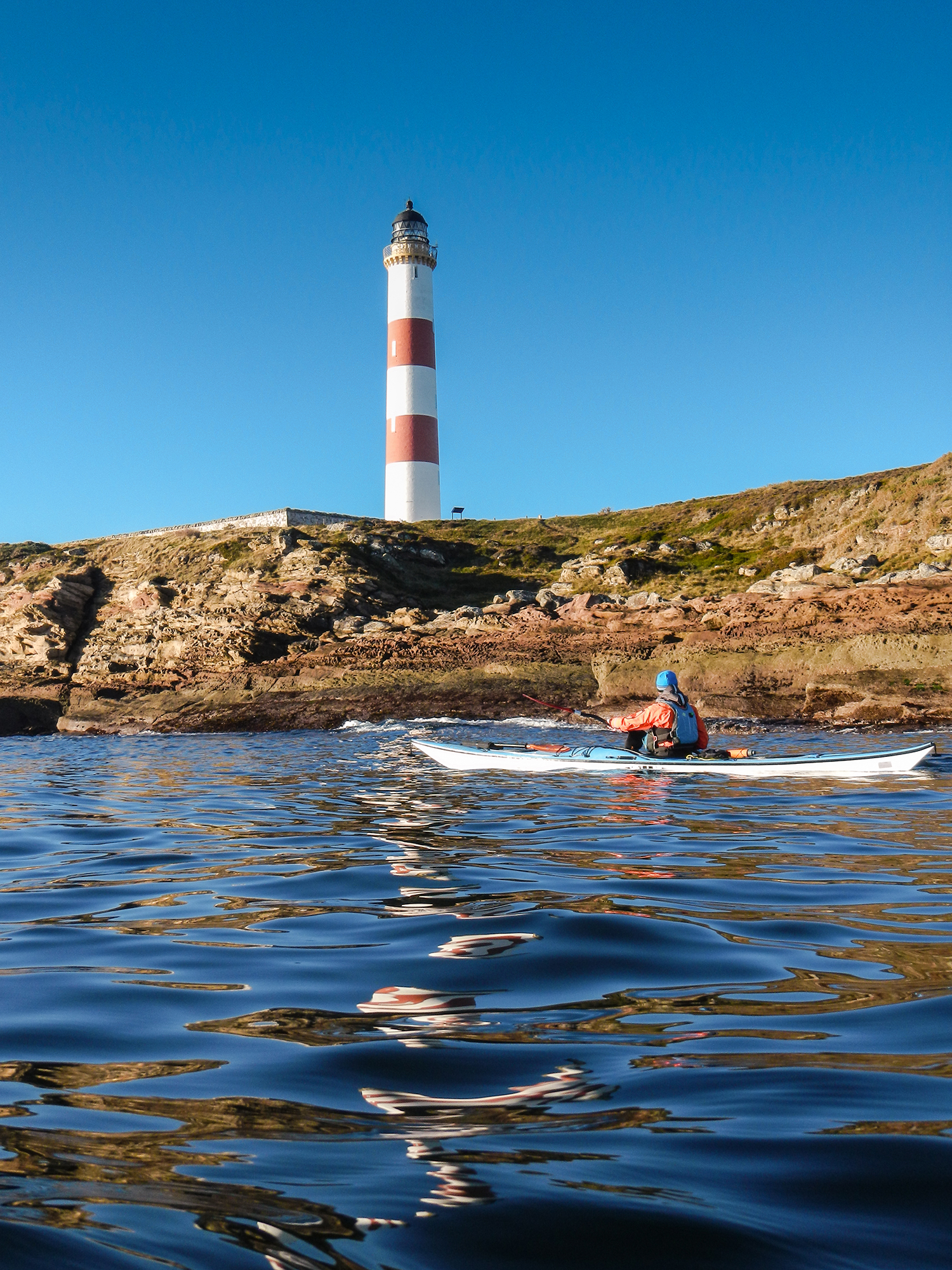 It's not often you get this close to Tarbat Ness in a sea kayak
